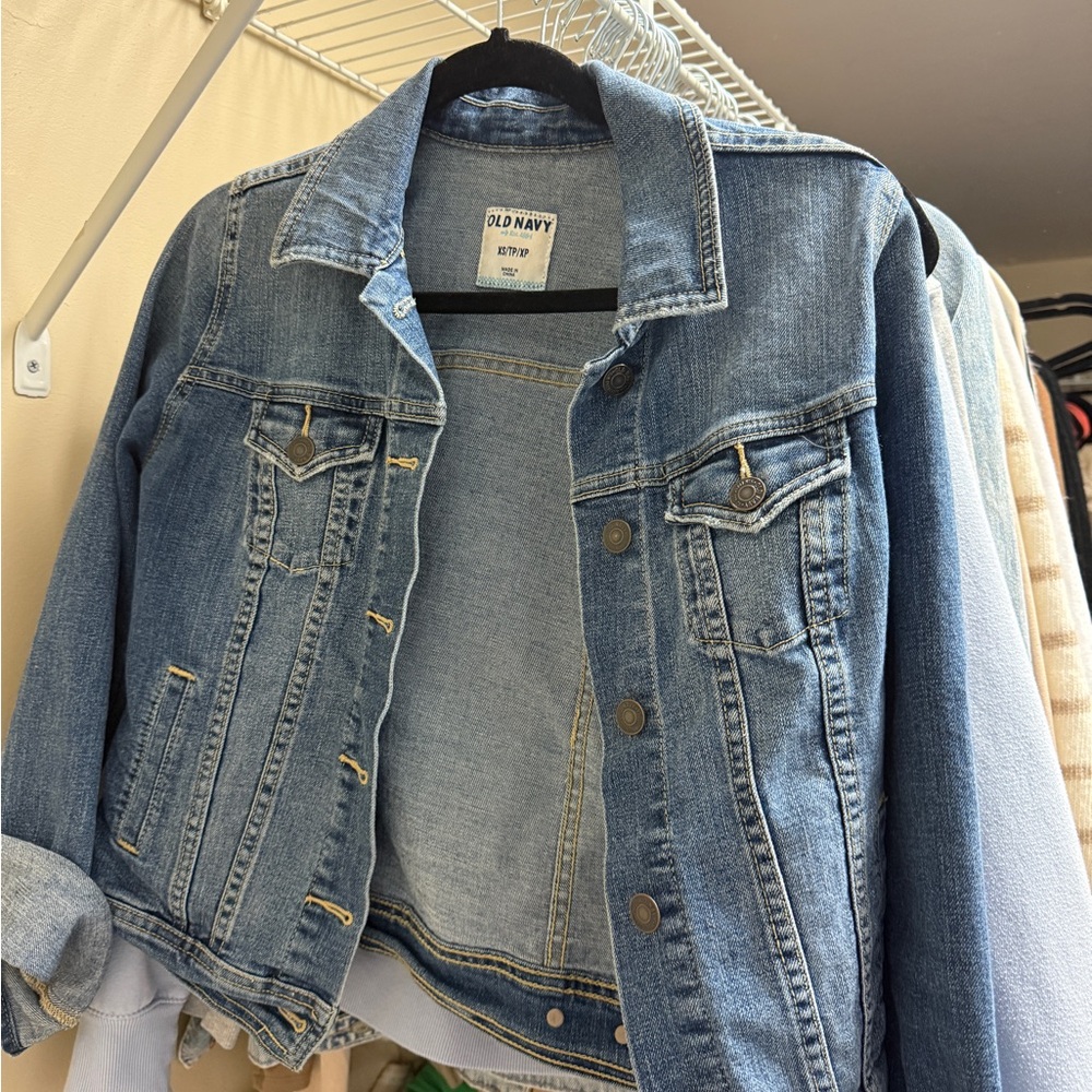 Old Navy Blue Jean Jacket Classic Style